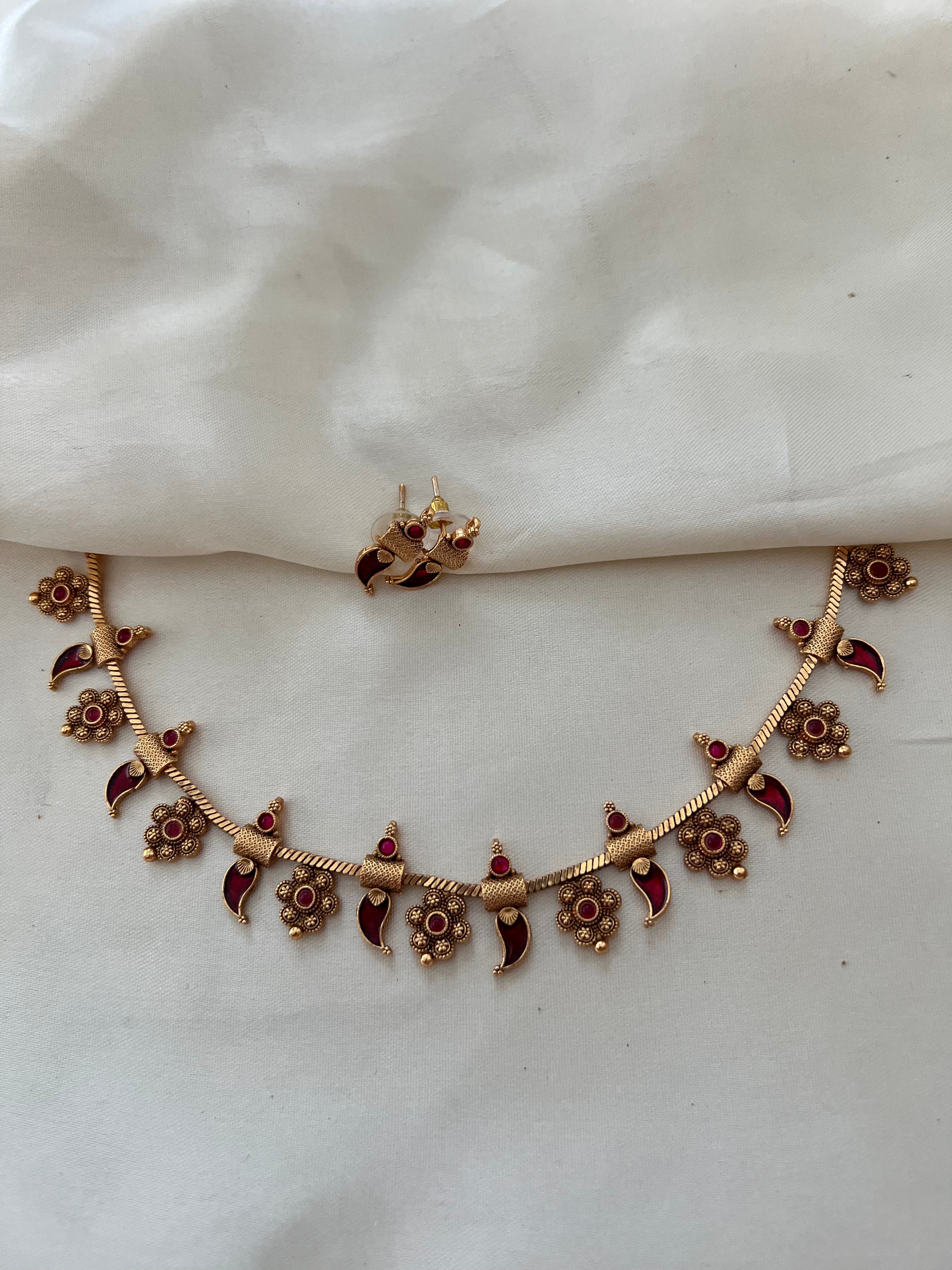 Kerala mango necklace NK1014