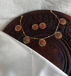 Lotus coin Necklace NK1016