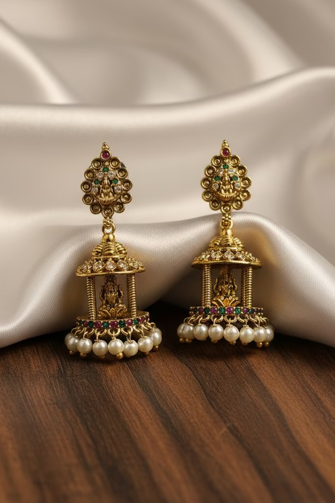 Mini Temple Jhumka ER1035