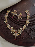 Flowrel Victorian Red necklace Nk2063