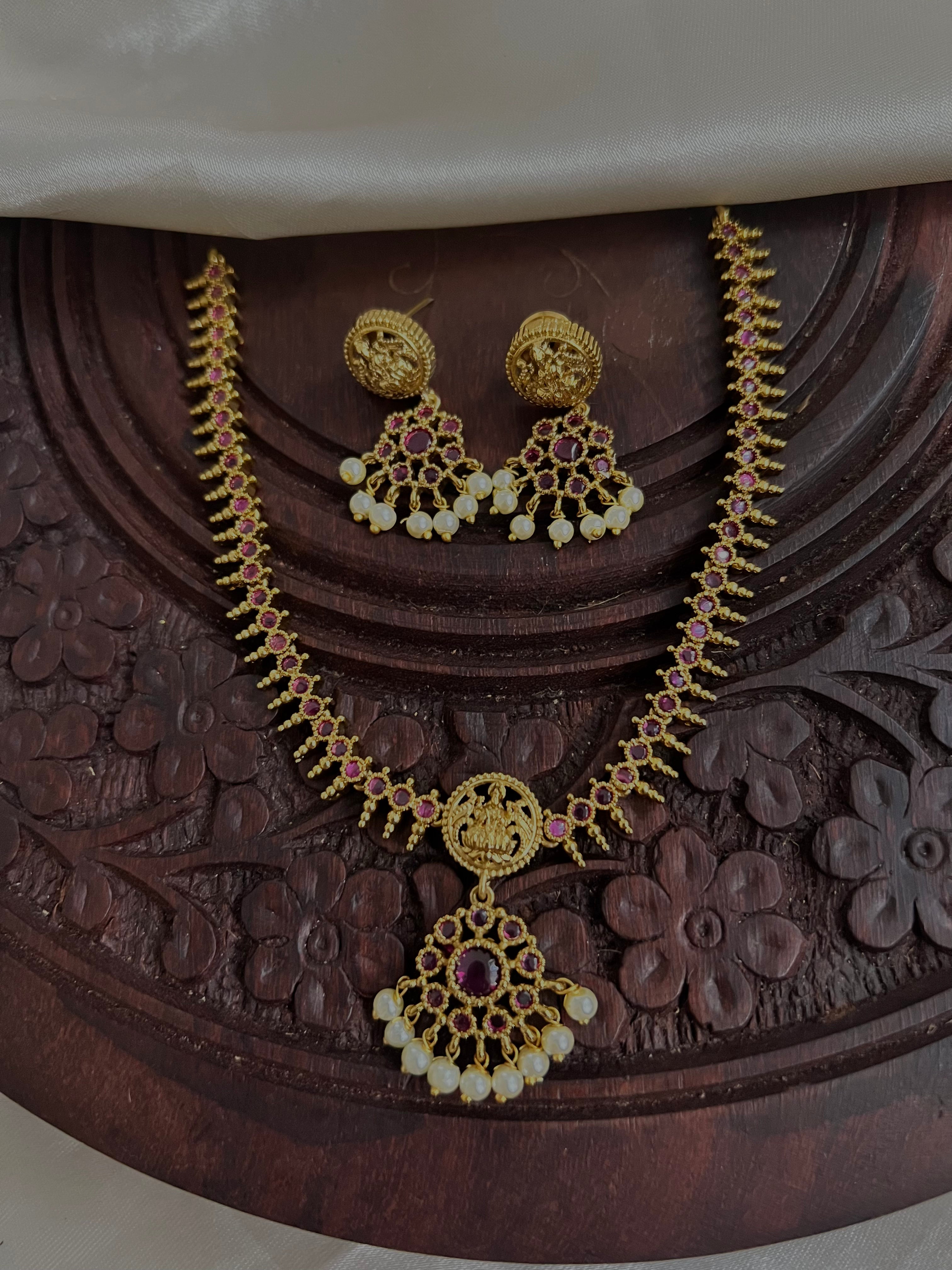 Kerala traditional premium necklace Nk2060