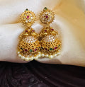 AD & Pearl Jhumka (small) ER1064