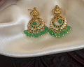 Lakshmi green crystal earrings ER1066