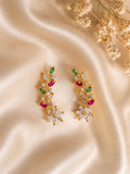 Multi Flower & Leafy Earcuff ER3002