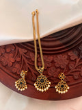 Pearl beaded chain necklace NK2021