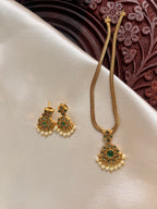 Pearl beaded chain necklace NK2021