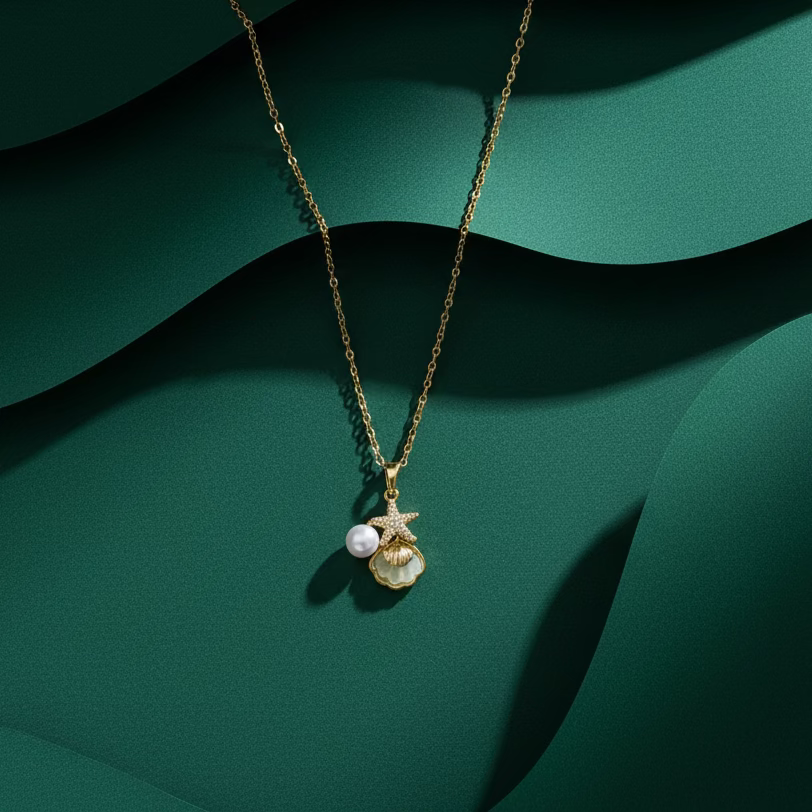 Pearl Seashell Necklace ATN44