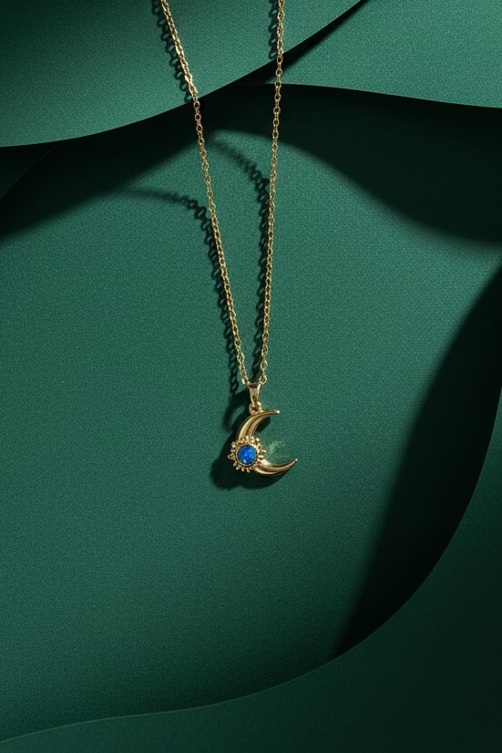 Blue moon necklace ATN46