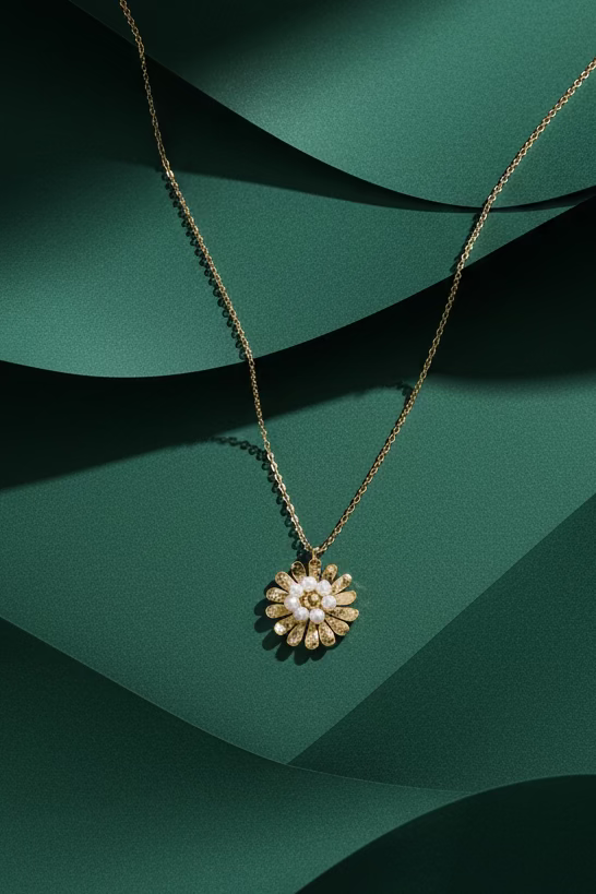 Pearly Flower Necklace ATN69