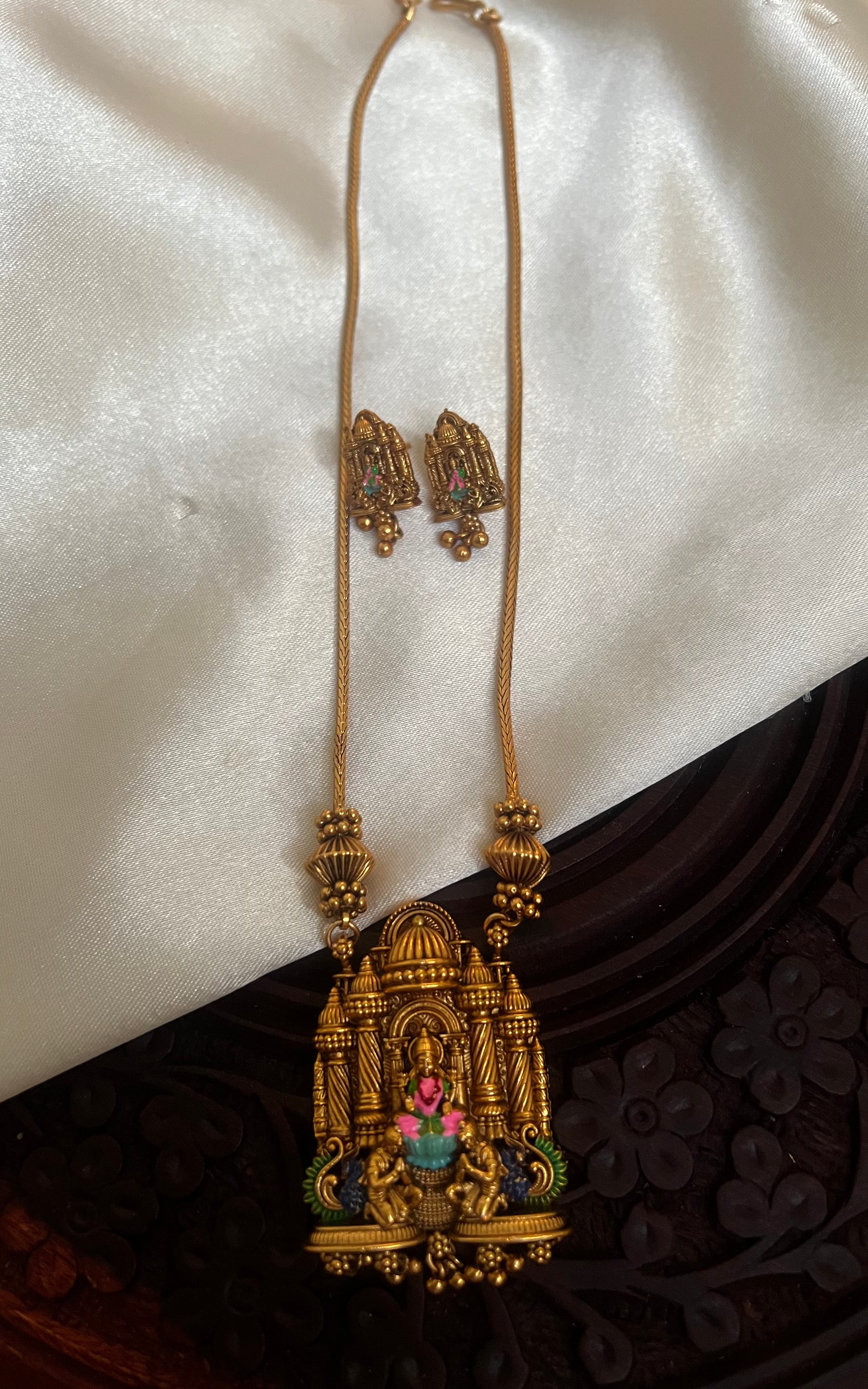 Meenakari Lakshmi Necklace NK1034