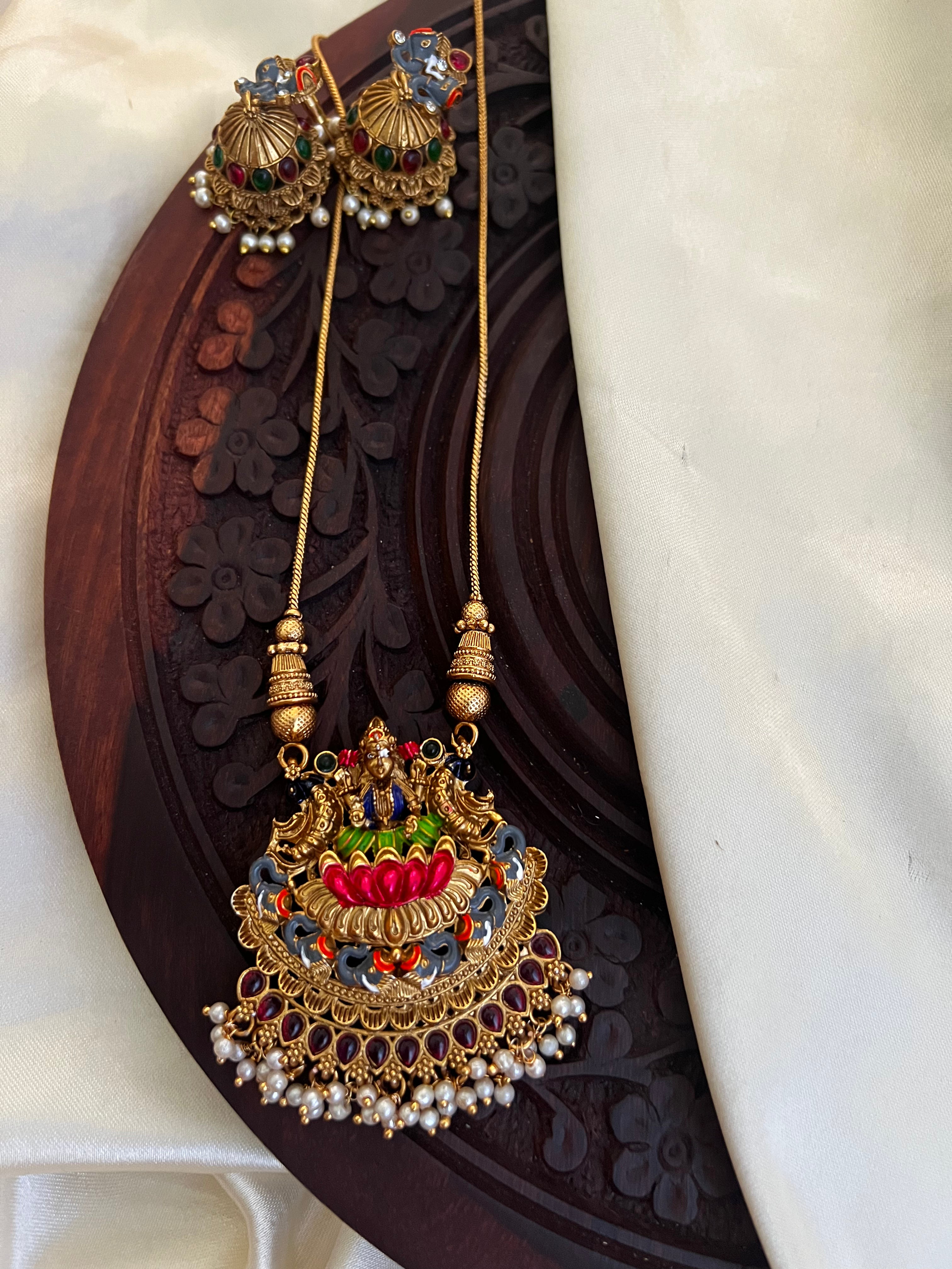 Green Meenakari haram NK2039