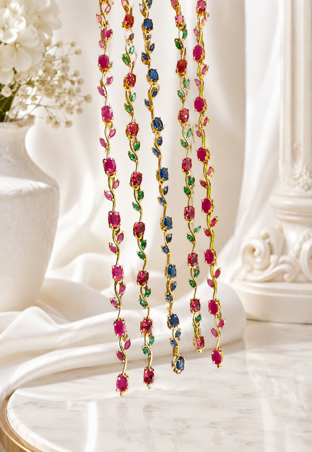 Tulip necklace set