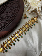 Coin drop necklace NK2043