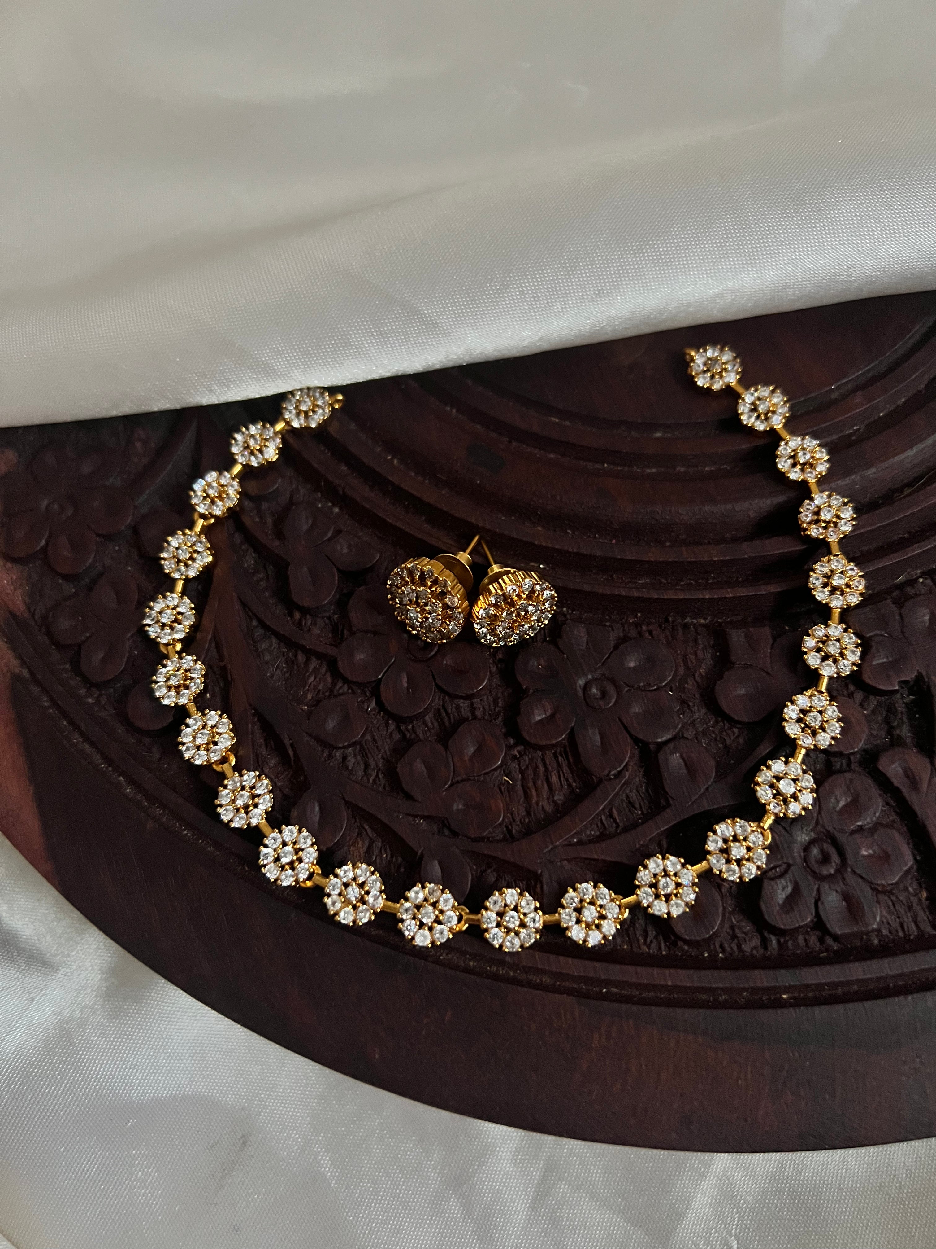 Mimimal Ad stone premium necklace Nk2067