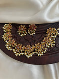 Kundan Floral pearl neckpiece Nk2050