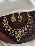 Pink Diamond Bridal Necklace Nk2079