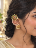 Bridal pearl stud earcuff ER3023