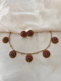 Lotus coin Necklace NK1016