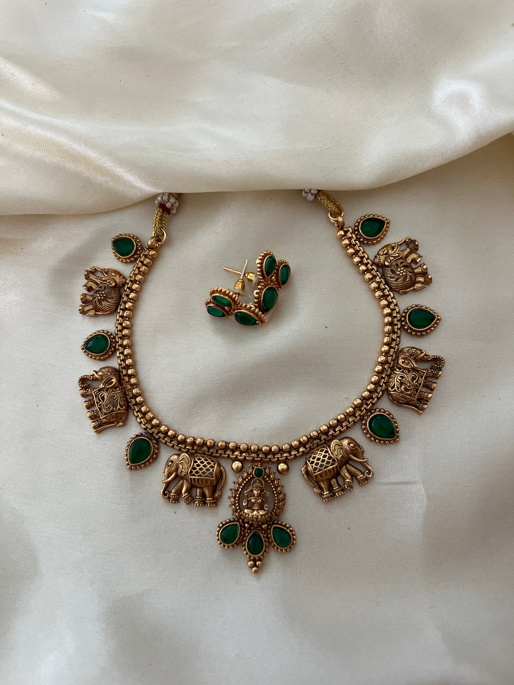 Elephant Lakshmi Necklace NK1013