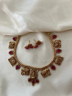 Elephant Lakshmi Necklace NK1013