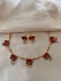 Pearl Lotus necklace NK1028