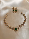 AD stone Green cuty Necklace NK1048