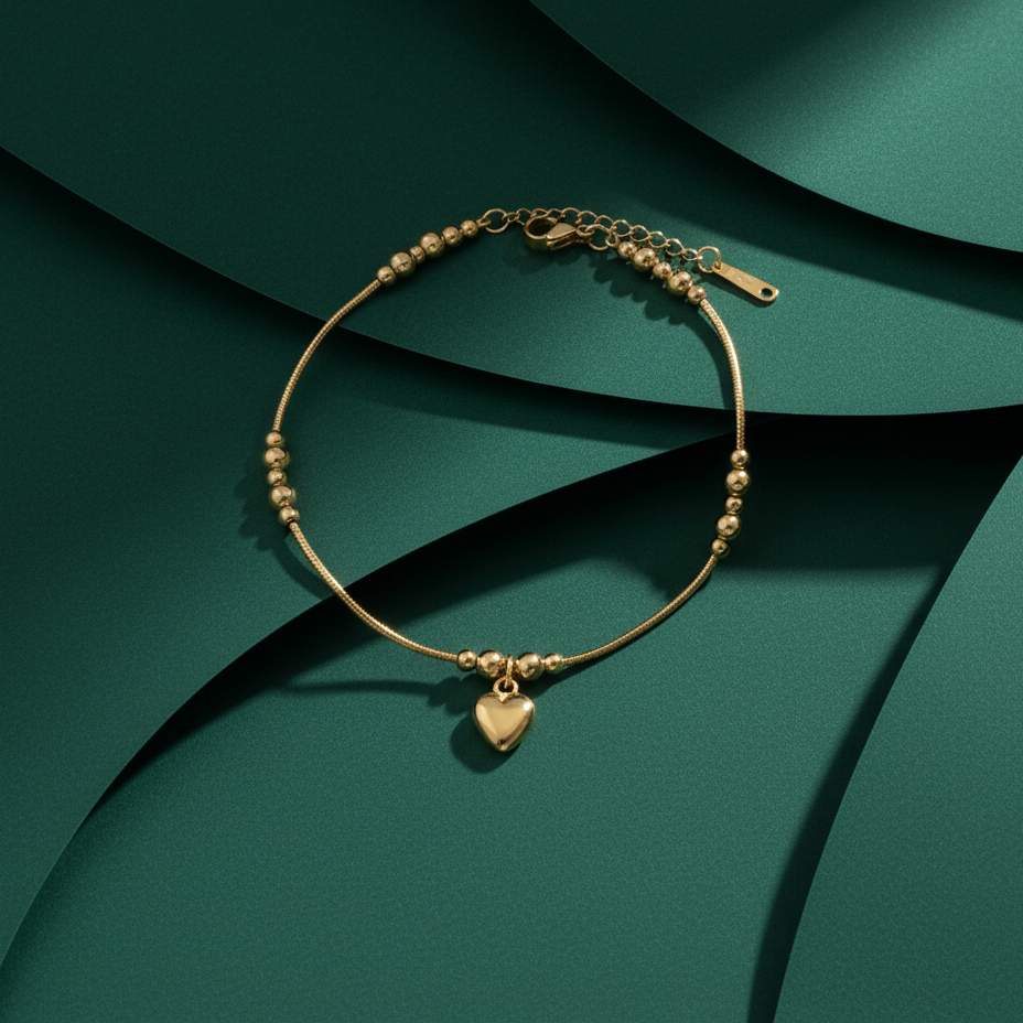 Heart chain Bracelet ATB15
