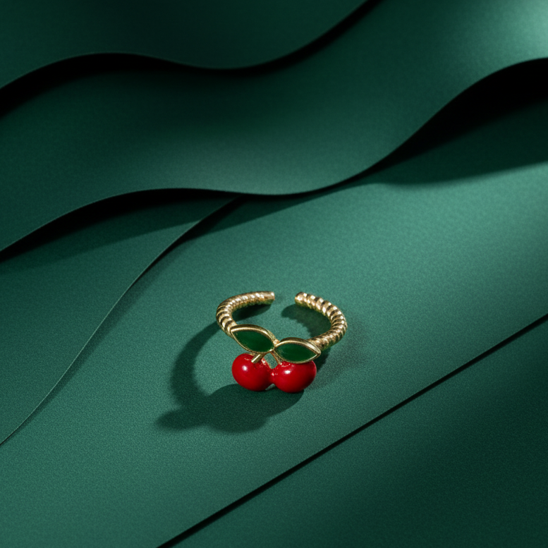 Cherry Adjustable Ring ATR11