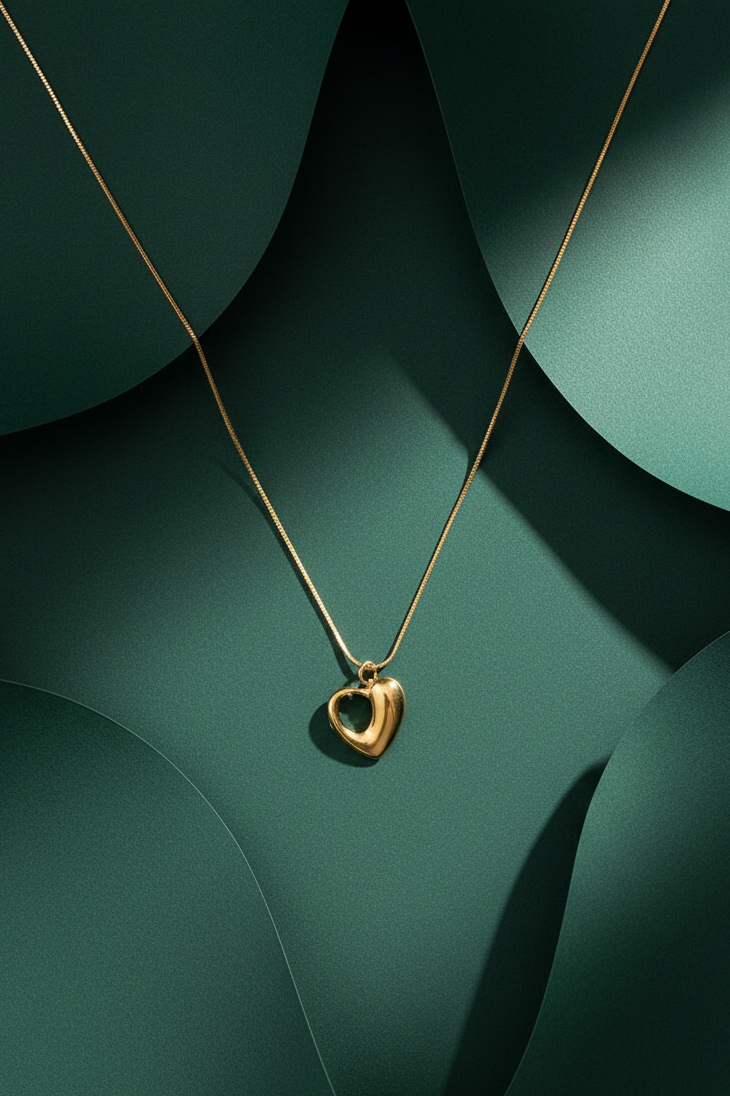 Half heart pendant ATN14